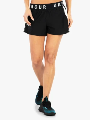 Spodenki damskie Under Armour Play Up 2-in-1 Shorts - black/white