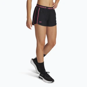 Spodenki damskie Under Armour Tech Play Up black/super pink