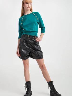 Spodenki damskie z ekoskóry Liquore MARELLA