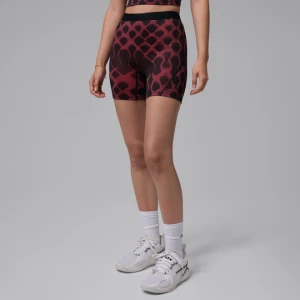 Spodenki damskie z wysokim stanem Dri-FIT Jordan Sport 13 cm - Czerń