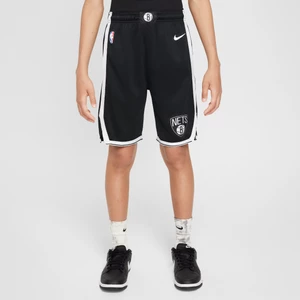 Spodenki dla dużych dzieci (chłopców) Nike NBA Swingman Brooklyn Nets Icon Edition 2023/24 - Czerń
