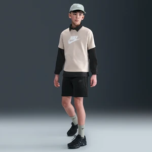 Spodenki dla dużych dzieci (chłopców) Nike Sportswear Tech Fleece - Czerń