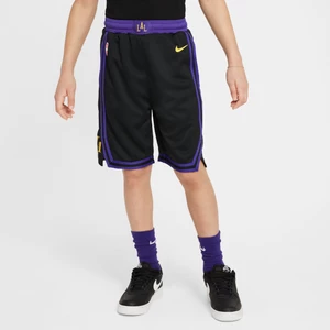 Spodenki dla dużych dzieci Nike Dri-FIT NBA Swingman Los Angeles Lakers City Edition 2023/24 - Czerń