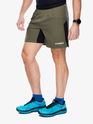 Spodenki do biegania adidas TERREX Multi Trail Running Shorts - olive strata