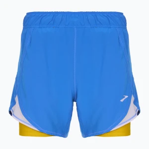 Spodenki do biegania damskie Brooks Chaser 5" 2-In-1 bluetiful/golden hour