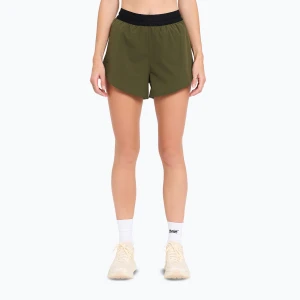 Spodenki do biegania damskie Ciele Athletics ICN 3" Brief kombu Zielony