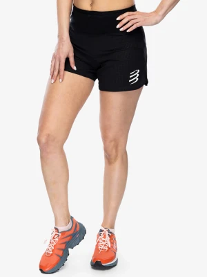 Spodenki do biegania damskie Compressport Trail Racing Short - black