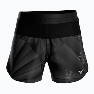 Spodenki do biegania damskie Mizuno Active Graphic Multi Pocket 4 taniori Czarny