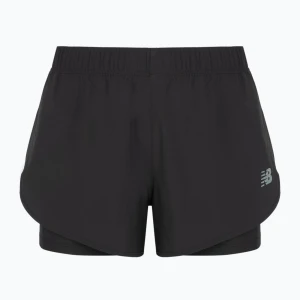 Spodenki do biegania damskie New Balance Sport 2IN1 3" black