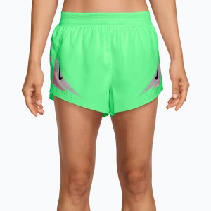 Spodenki do biegania damskie Nike AeroSwift illusion green / black