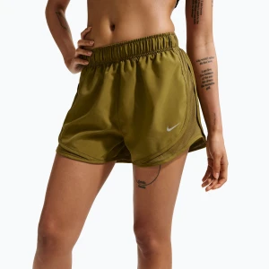 Spodenki do biegania damskie Nike Tempo Dri-Fit Mid-Rise olive flak/olive flak Zielony