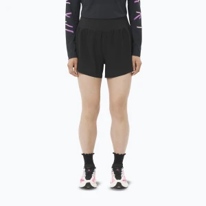 Spodenki do biegania damskie Salomon Sense Aero Stow 4" deep black