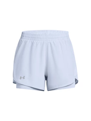 Spodenki do biegania damskie Under Armour UA Fly By 2-In-1 Shorts - niebieskie