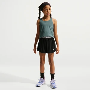 Spodenki do biegania dla dużych dzieci (dziewcząt) Dri-FIT Nike Dash - Czerń