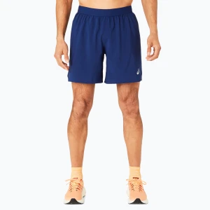 Spodenki do biegania męskie ASICS Road 2-N-1 7IN blue expanse/midnight