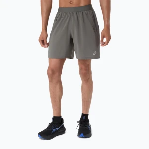 Spodenki do biegania męskie Asics Road 7In Short Truffle Grey