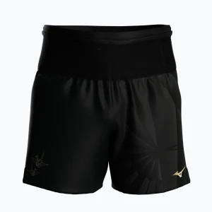 Spodenki do biegania męskie Mizuno Active Graphic Multi Pocket 7 yamaori Czarny