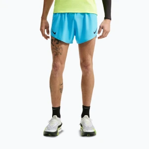 Spodenki do biegania męskie Nike AeroSwift light current blue / black