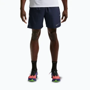 Spodenki do biegania męskie Nike Miler Dri-Fit 2in1 7" midnight navy