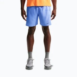 Spodenki do biegania męskie Nike Miler Dri-Fit 2in1 7" royal pulse / sapphire Niebieski