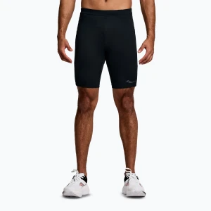 Spodenki do biegania męskie Saucony Fortify Lined Half black
