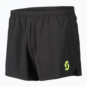 Spodenki do biegania męskie SCOTT RC Run Split black/yellow