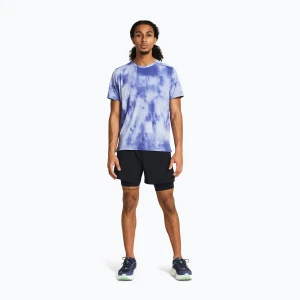 Spodenki do biegania męskie Under Armour Launch 5" 2in1 black / black / reflective