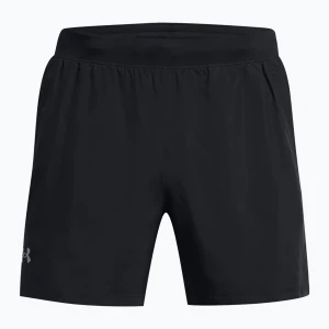 Spodenki do biegania męskie Under Armour Launch 5" black/black/reflective