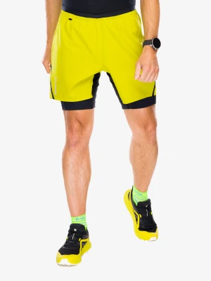 Spodenki do biegania Salomon Cross Tw Shorts - citronelle