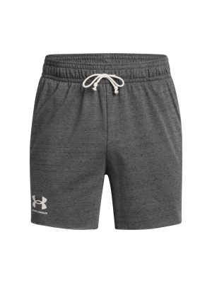 Spodenki dresowe męskie Under Armour UA Rival Terry 6in Short - szare