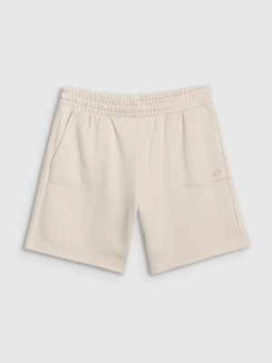 Spodenki dresowe uniseks 4F 4FWSS25TSHOU544 - beżowe