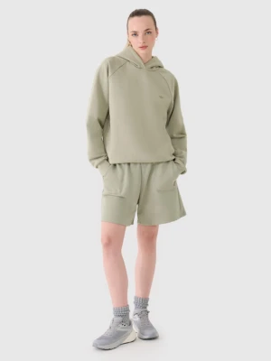 Spodenki dresowe uniseks 4F 4FWSS25TSHOU544 - zielone