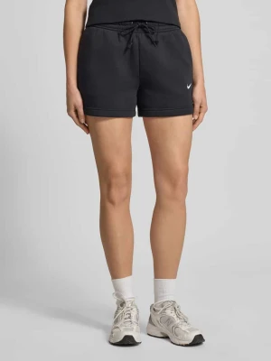 Spodenki dresowe z logo model 'Phoenix' Nike Czarny