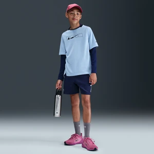 Spodenki dzianinowe dla dużych dzieci Dri-FIT - Niebieski Nike