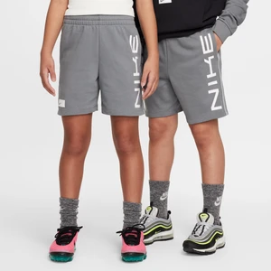 Spodenki dzianinowe dla dużych dzieci Dri-FIT - Szary Nike