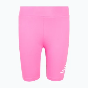 Zdjęcie produktu Spodenki dziecięce New Balance Stacked Logo Cycle pink satin