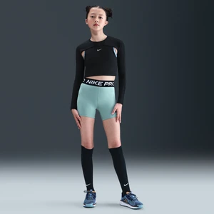 Zdjęcie produktu Spodenki dziewczęce 8 cm Dri-FIT Nike Pro - Zieleń