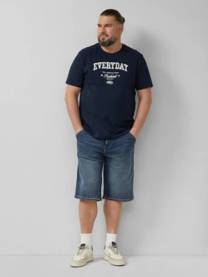 Spodenki jeansowe Casby / luźny krój / średni stan s.Oliver niebieski