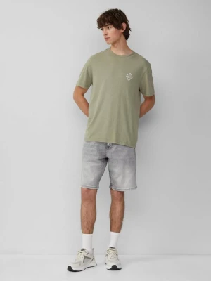 Spodenki jeansowe John / regular fit / średni stan QS szary
