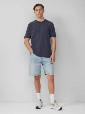 Spodenki jeansowe / Luźny krój / Średni stan QS niebieski