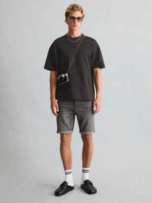 Spodenki jeansowe model Mats zwężane Marc O'Polo šedá