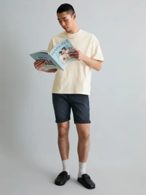 Spodenki jeansowe model Mats zwężane Marc O'Polo modrá