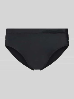 Spodenki kąpielowe o kroju regular fit z detalem z logo model ‘John’ Boss