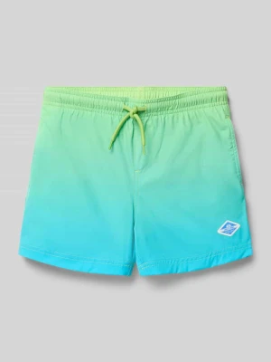 Spodenki kąpielowe o kroju regular fit z detalem z logo model 'Maui' jack & jones
