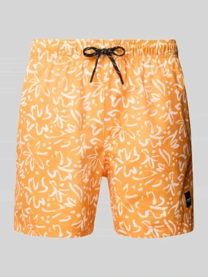Spodenki kąpielowe o kroju regular fit z kieszenią z tyłu model ‘MAUI’ jack & jones
