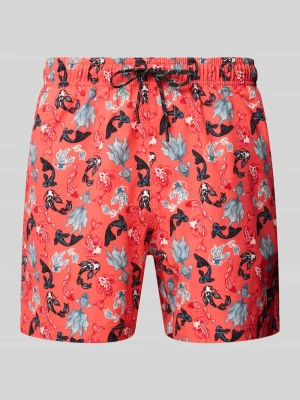 Spodenki kąpielowe o kroju regular fit z kieszenią z tyłu model ‘MAUI’ jack & jones