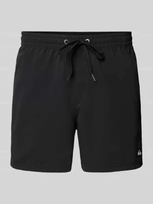 Spodenki kąpielowe o kroju regular fit z naszywką z logo Model 'Everyday' Quiksilver