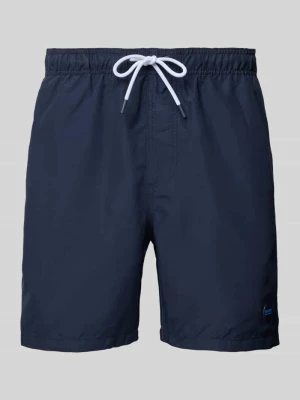 Spodenki kąpielowe o kroju regular fit z naszywką z logo model ‘Mike’ Shiwi