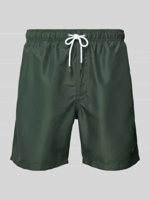 Spodenki kąpielowe o kroju regular fit z naszywką z logo model ‘Mike’ Shiwi