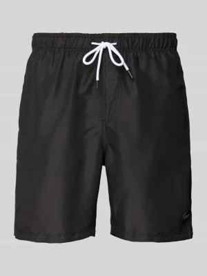 Spodenki kąpielowe o kroju regular fit z naszywką z logo model ‘Mike’ Shiwi